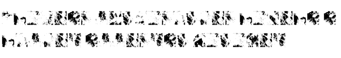Ocean Textured Glyphs Font Preview