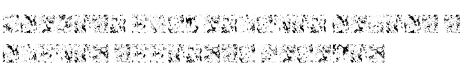 Textured Rock Glyphs Font Preview