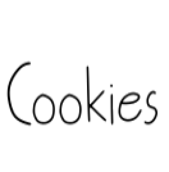 Cookies Font Preview