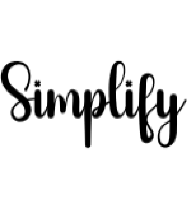 Simplify Font Preview