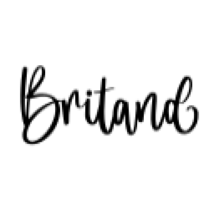 Britand Font Preview