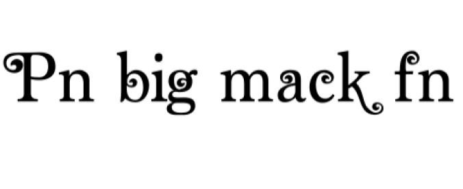 Big Mack Font Preview