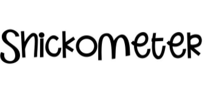 Snickometer Font Preview