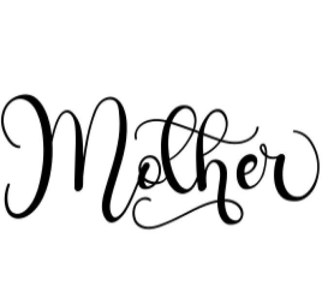 Mother Font Preview