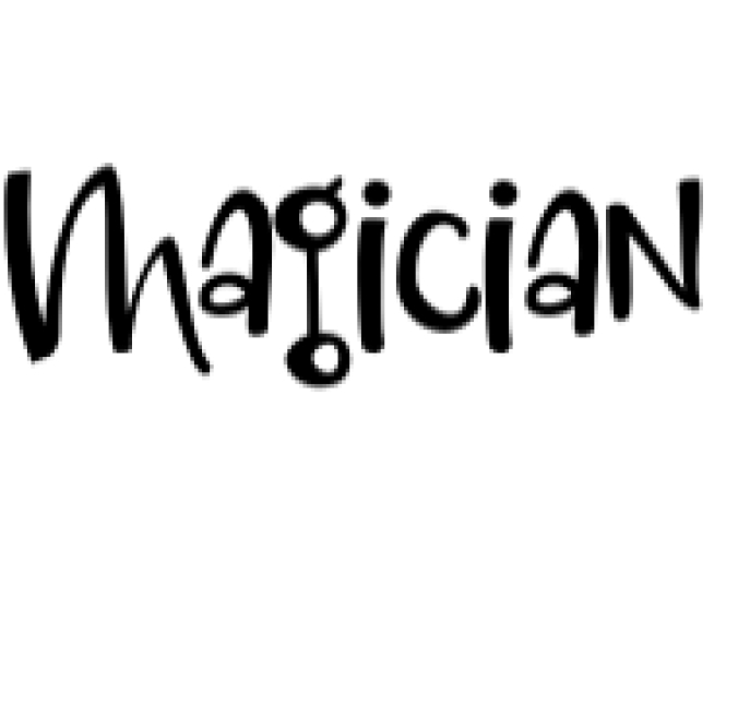 Magician Font Preview