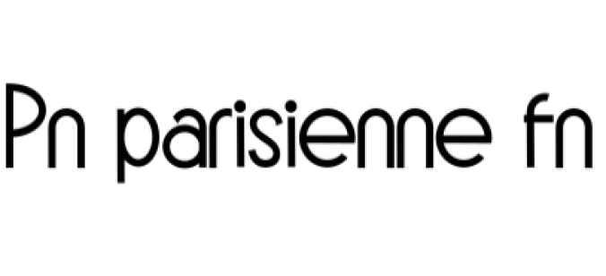 Parisienne Font Preview