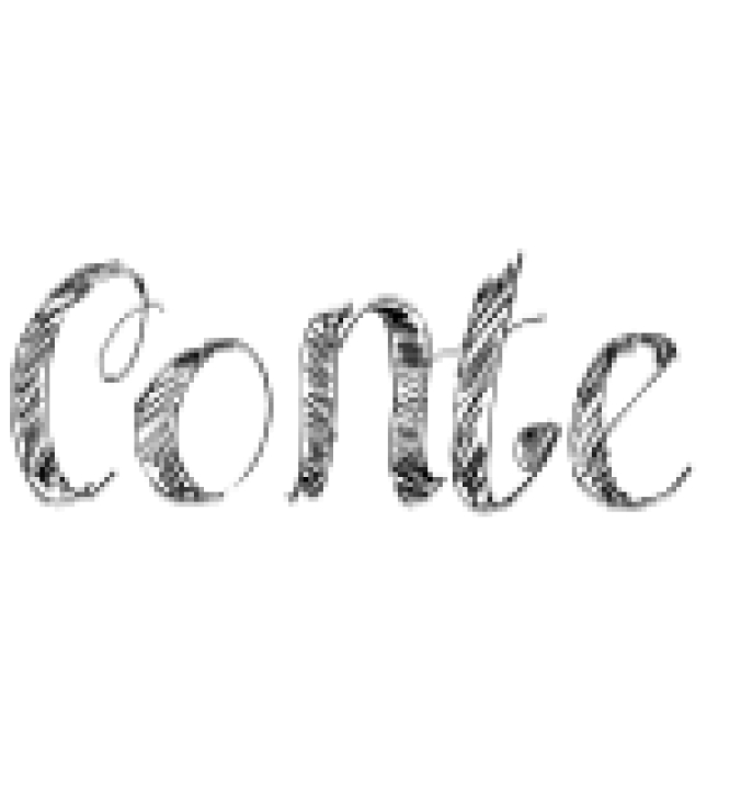 Conte Font Preview