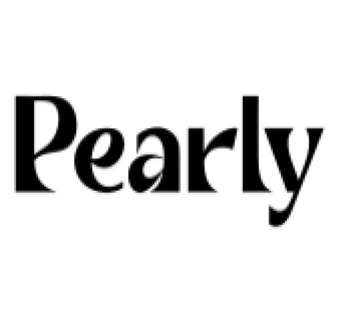 Pearly Font Preview
