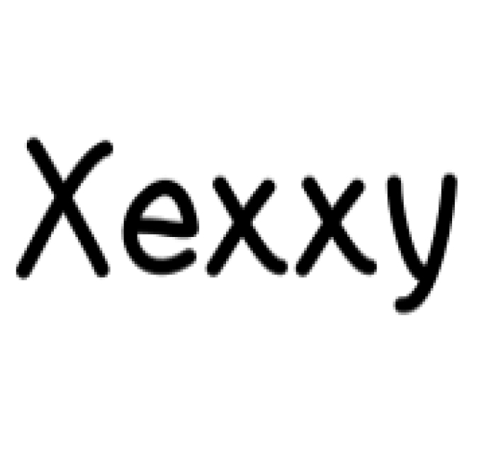Xexxy Font Preview