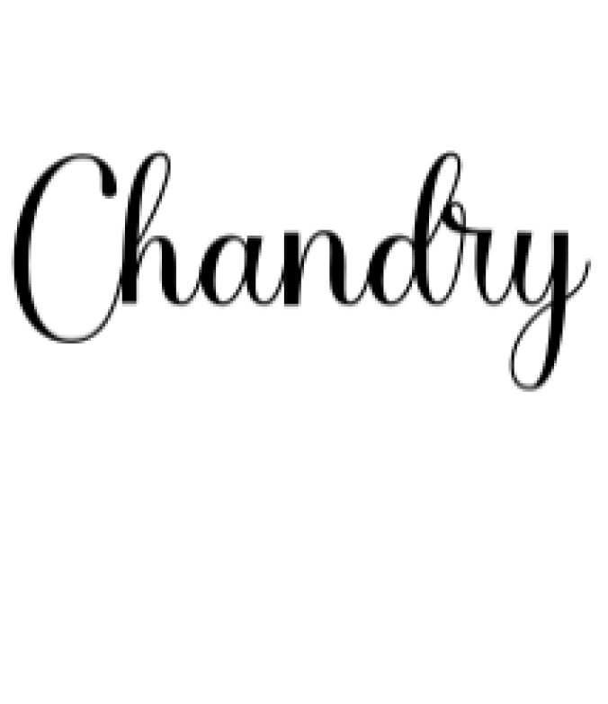 Chandry Font Preview