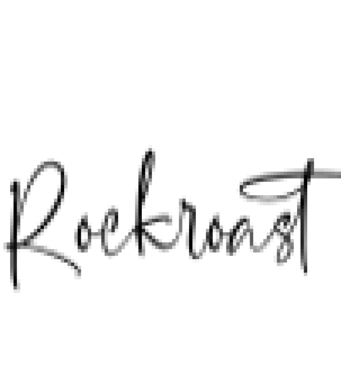 Rockroast Font Preview