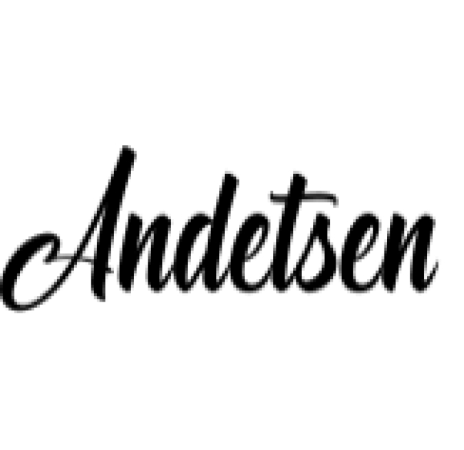 Andetsen Font Preview