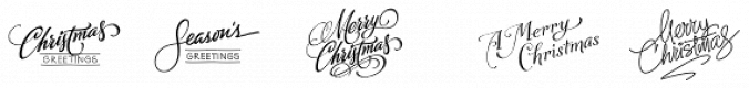 FM Christmas 3.0 Font Preview