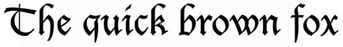 LucidaÂ Blackletter Font Preview
