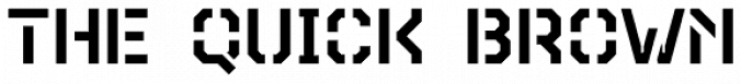 TecoSans Stencil Font Preview