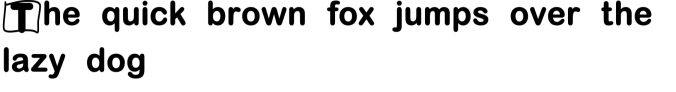 Square Bubble Font Preview