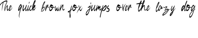 Black Widow Font Preview