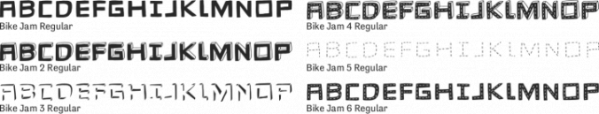Bike Jam Font Preview