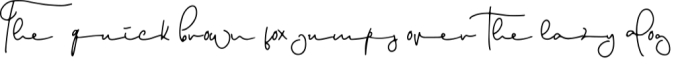English Font Preview