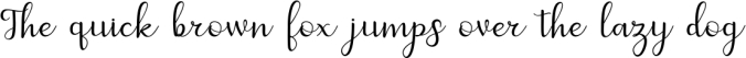 Dahlia Script Font Preview