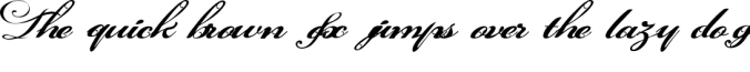 Victoria's Letters Font Preview