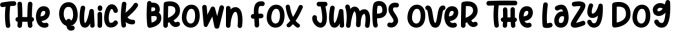 Sweet Cupcake Font Preview