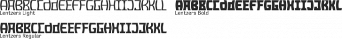 Lentzers Font Preview