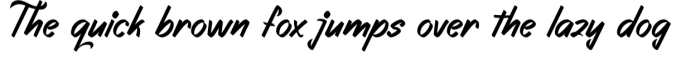 Standing Font Preview