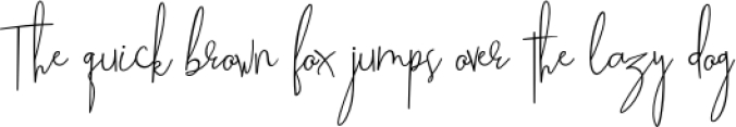 Beatrix Signature Font Preview