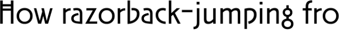 ITC New Rennie Mackintosh Font Preview