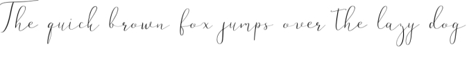 Kensington Script Font Preview