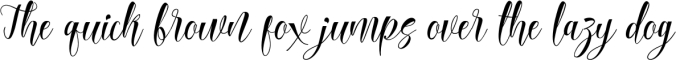 Silliza Script Font Preview