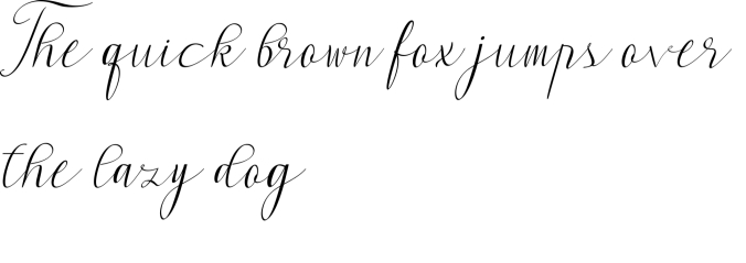 Montapallier Script Font Preview