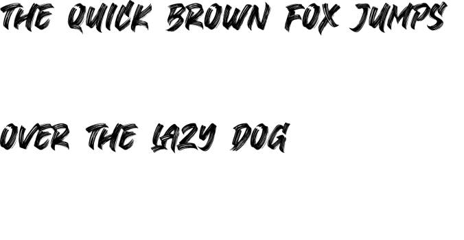 Black Bruno Font Preview