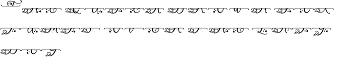 Wonderlove Monogram Font Preview