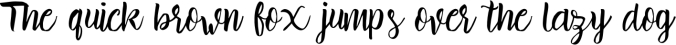 Brillia Script Font Preview