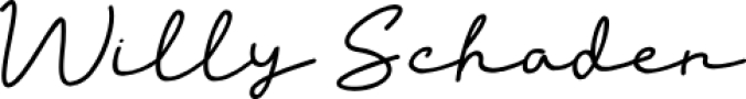 Willy Schade Font Preview