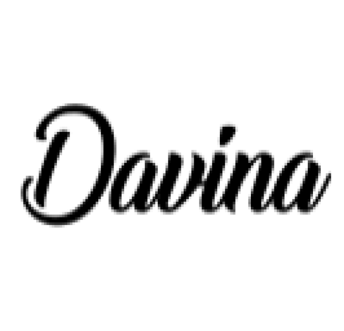 Davina Font Preview
