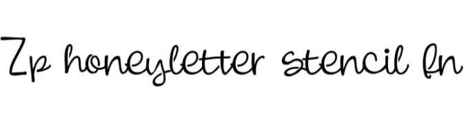 Honeyletter Font Preview