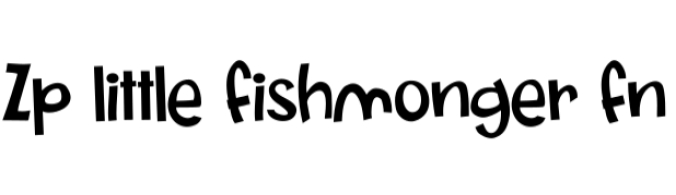 Little Fishmonger Font Preview