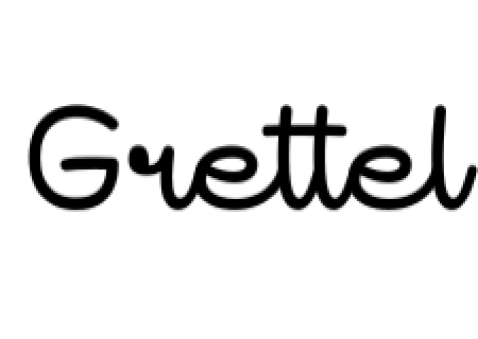 Grettel Font Preview