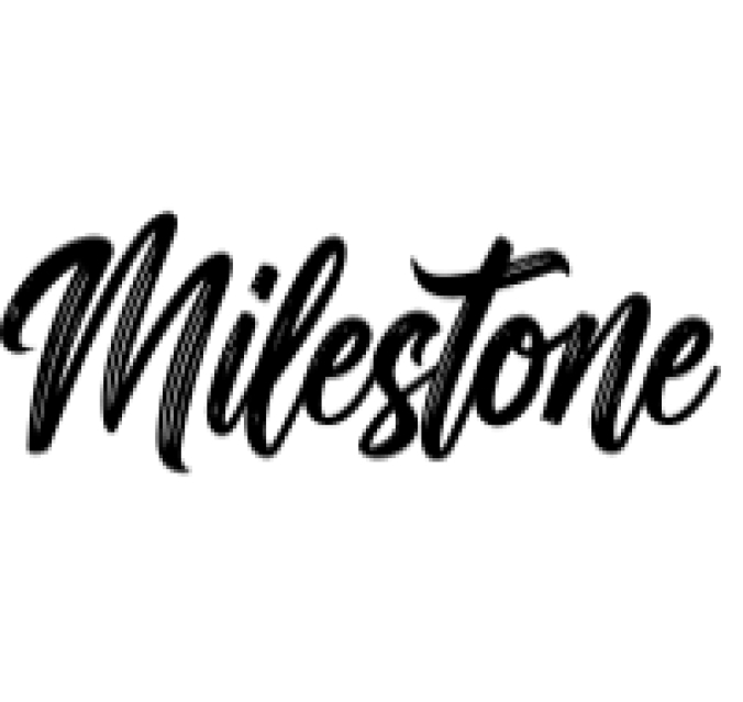 Milestone Font Preview