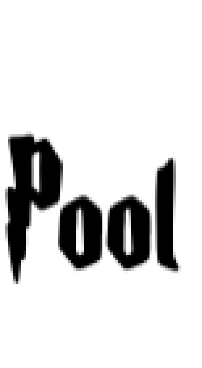 Pool Font Preview