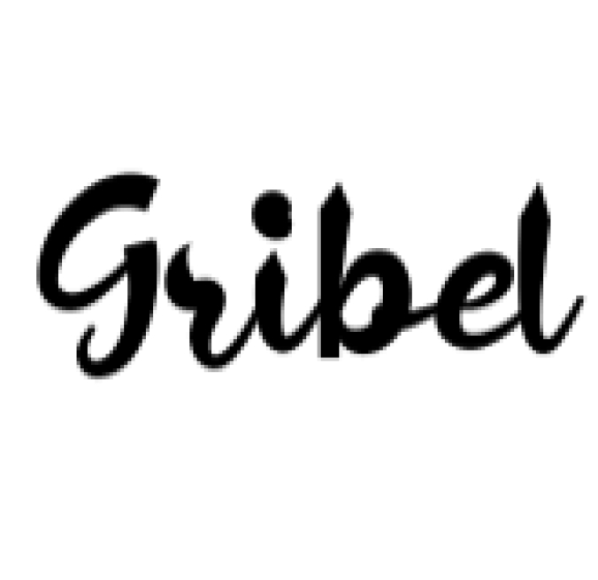 Gribel Font Preview