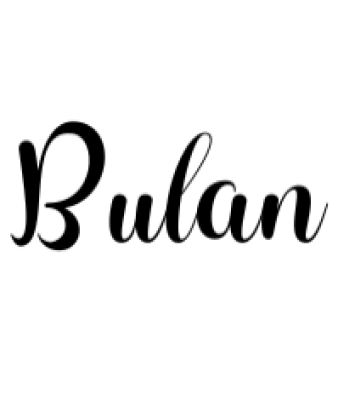 Bulan Font Preview