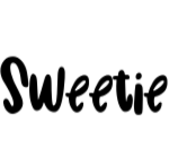 Sweetie Font Preview