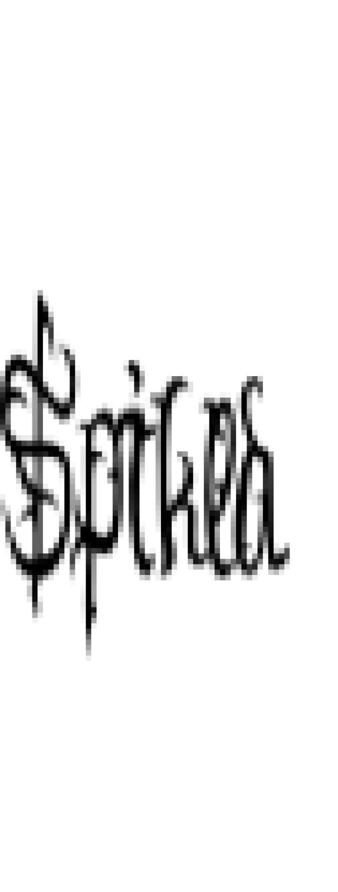 Spiked Font Preview