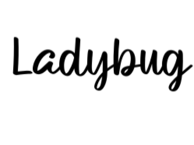 Ladybug Font Preview