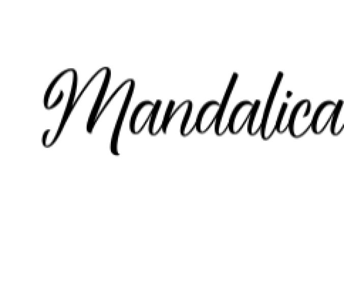 Mandalica Font Preview