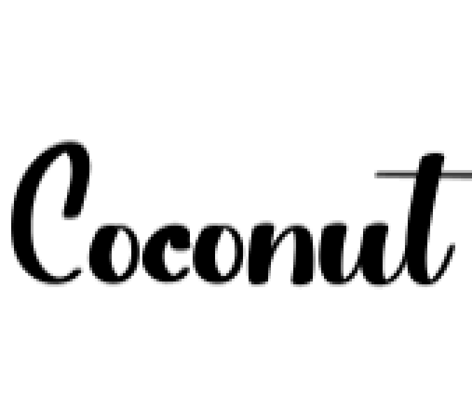 Coconut Font Preview